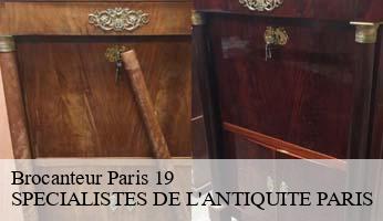 Brocanteur  paris-19-75019 SPECIALISTES DE L'ANTIQUITE PARIS